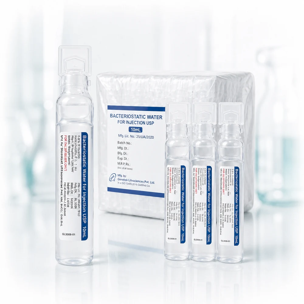 Genetek Bacteriostatic Water 10 mL UK